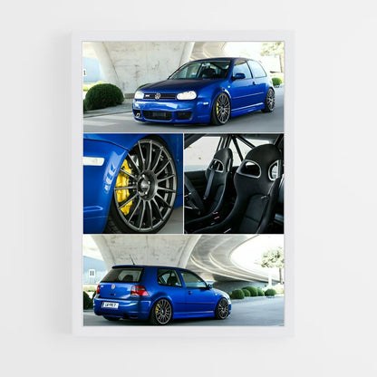 ap-golf r32 mk4-1 cadre Blanc