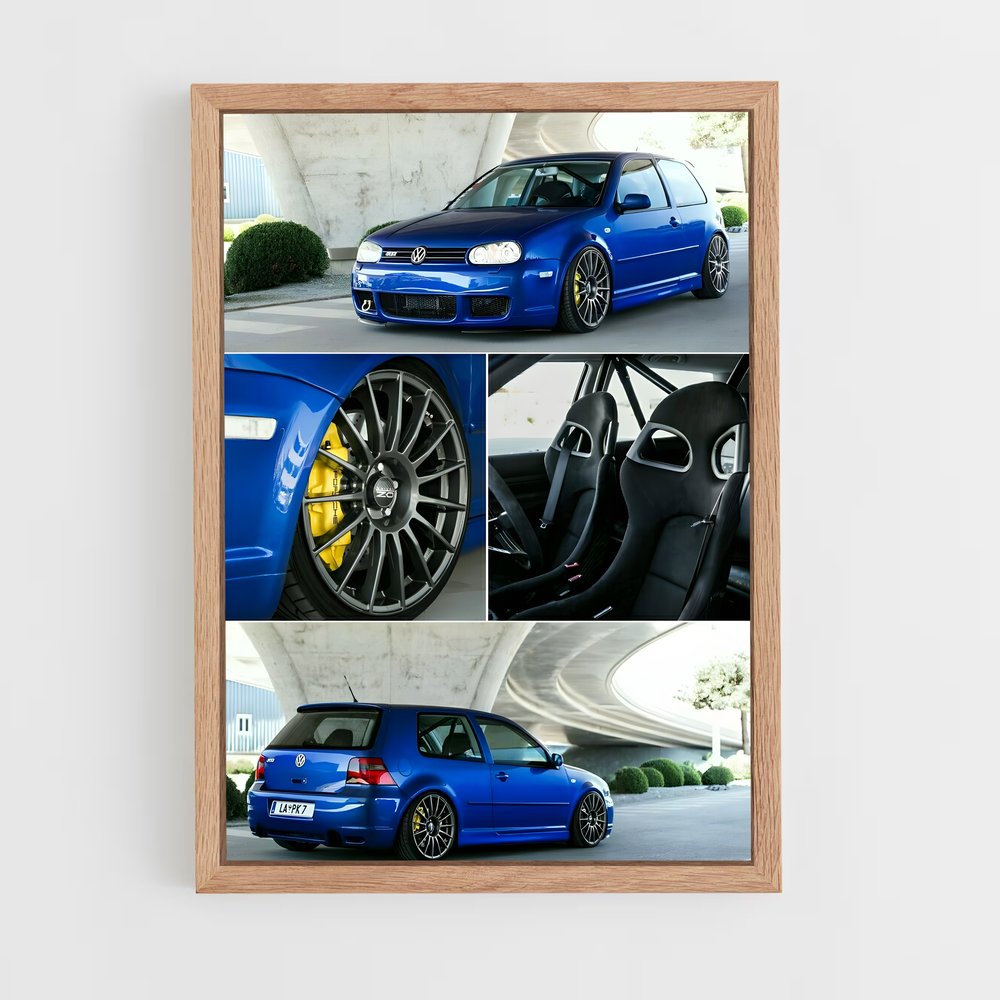 ap-golf r32 mk4-1 cadre Bois clair