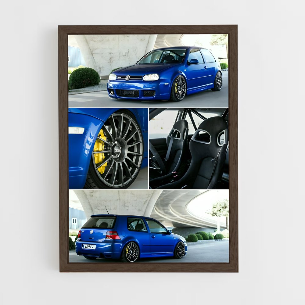 ap-golf r32 mk4-1 cadre Bois foncé