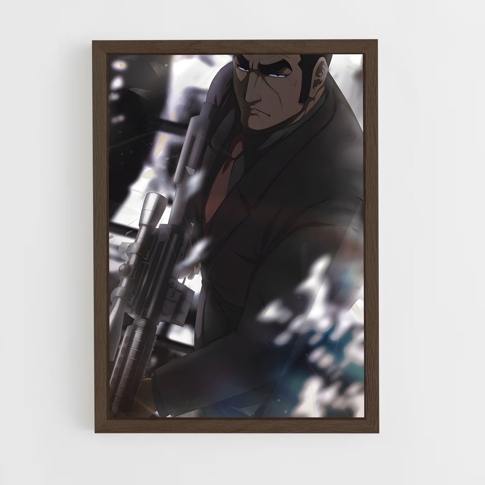 ap-golgo 13-3 cadre Bois foncé