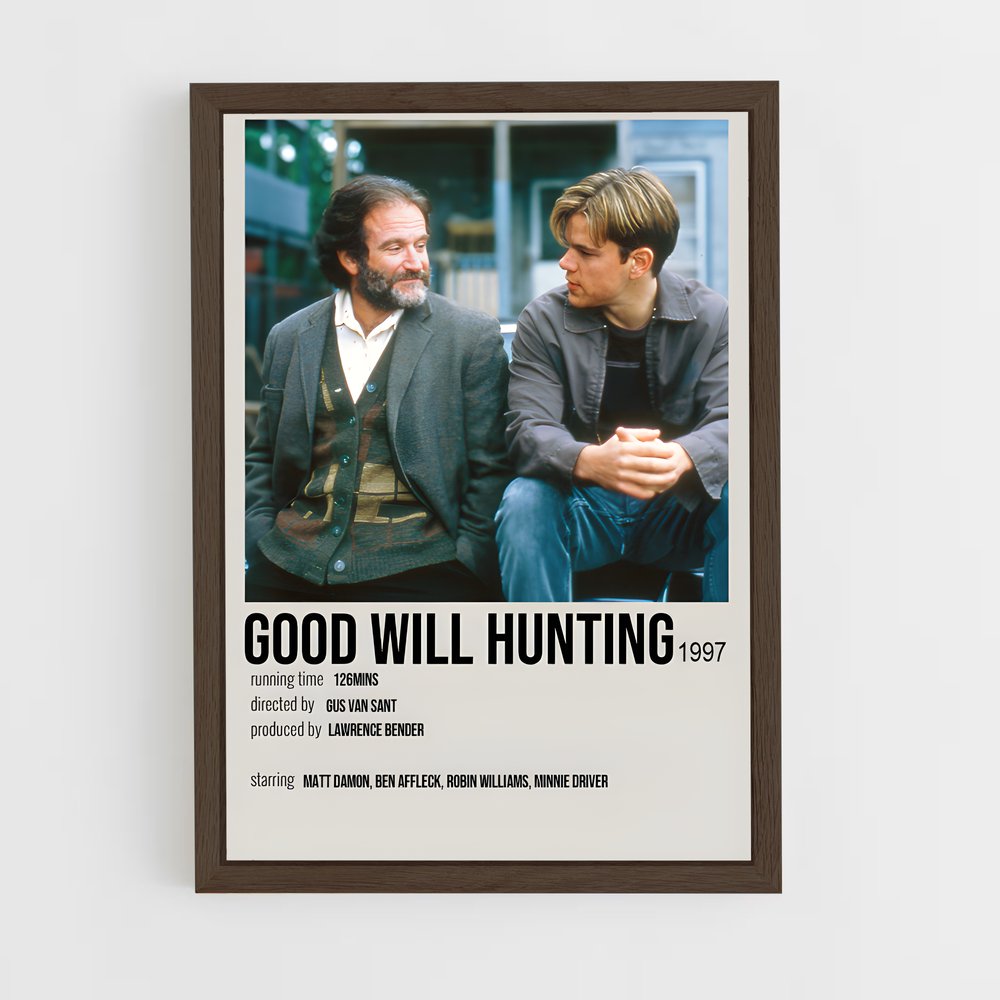 ap-good will hunting-1 cadre Bois foncé