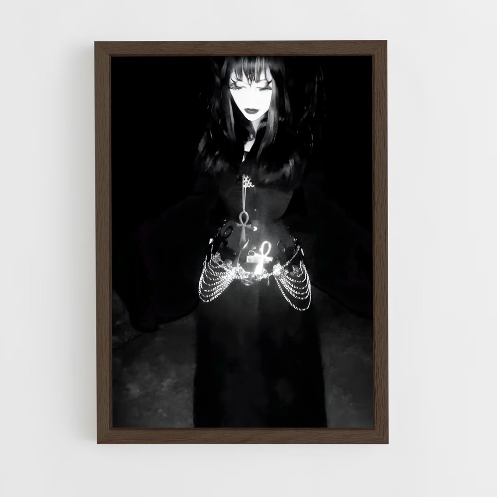 ap-goth-12 cadre Bois foncé