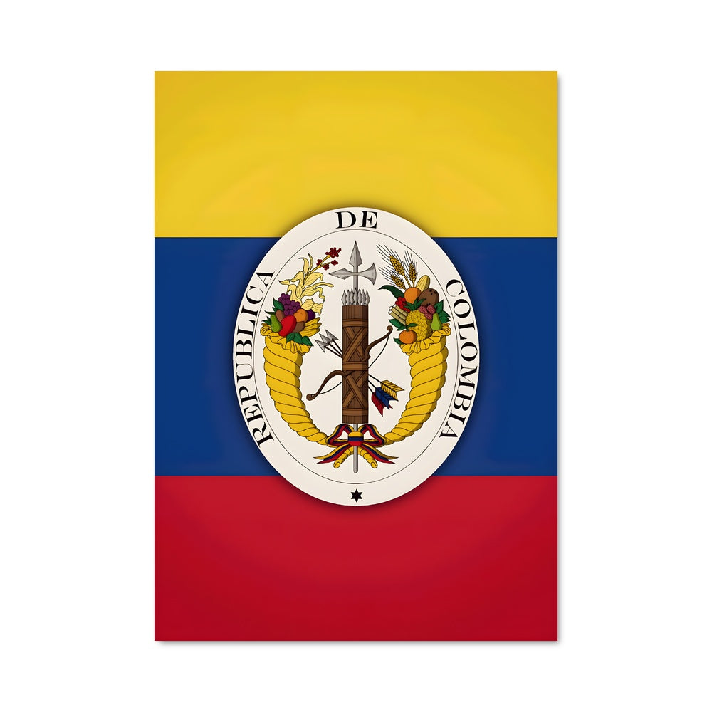 Poster Couleurs de la Colombie