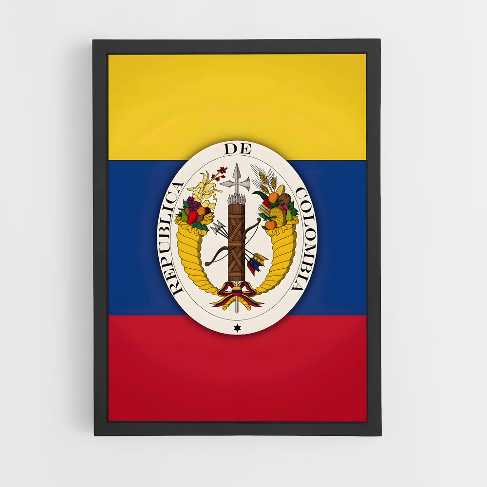 ap-gran colombia flag-1 cadre Noir