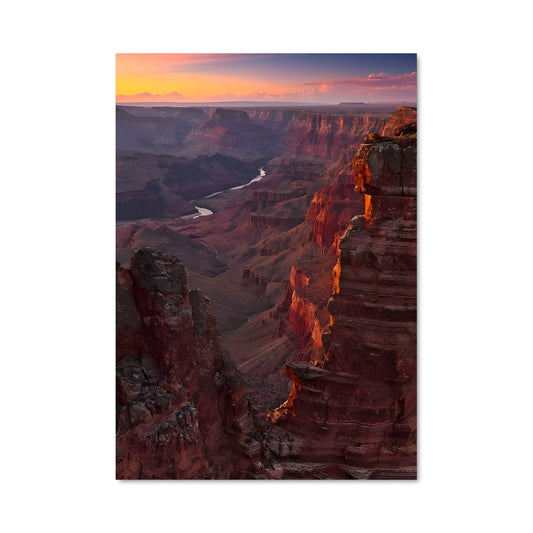 Poster Coucher de Soleil au Grand Canyon