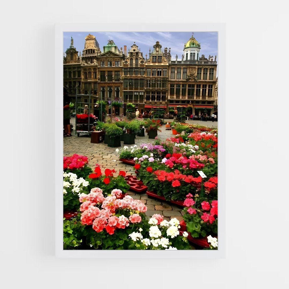 ap-grand place brussels-1 cadre Blanc