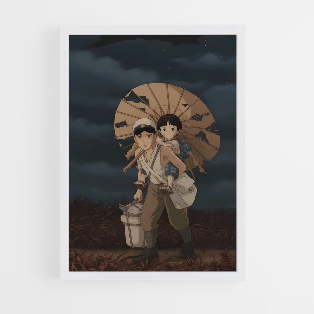 ap-grave of the fireflies-4 cadre Blanc