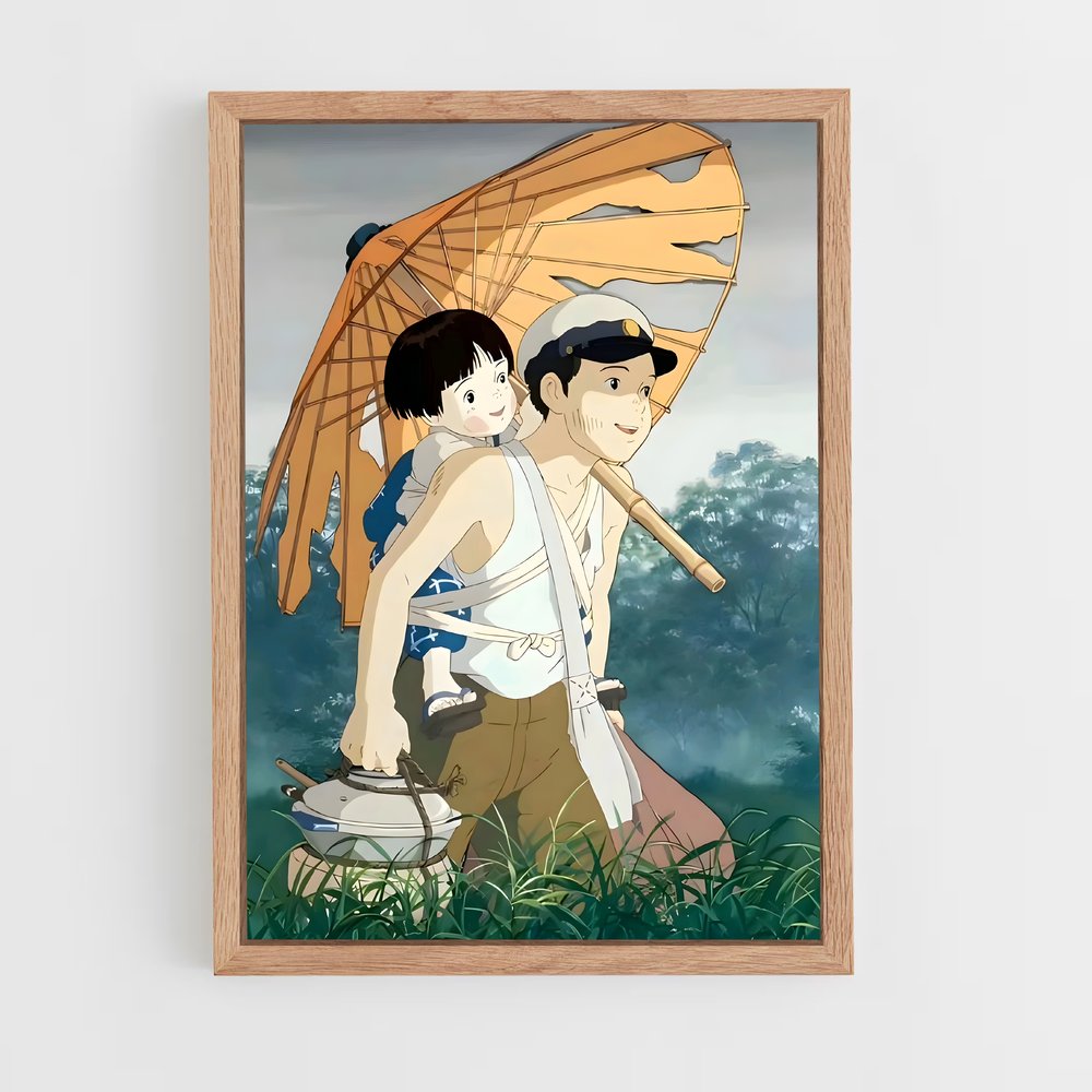 ap-grave of the fireflies-5 cadre Bois clair