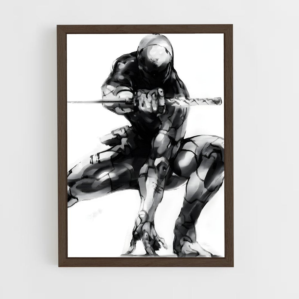 ap-gray fox-1 cadre Bois foncé