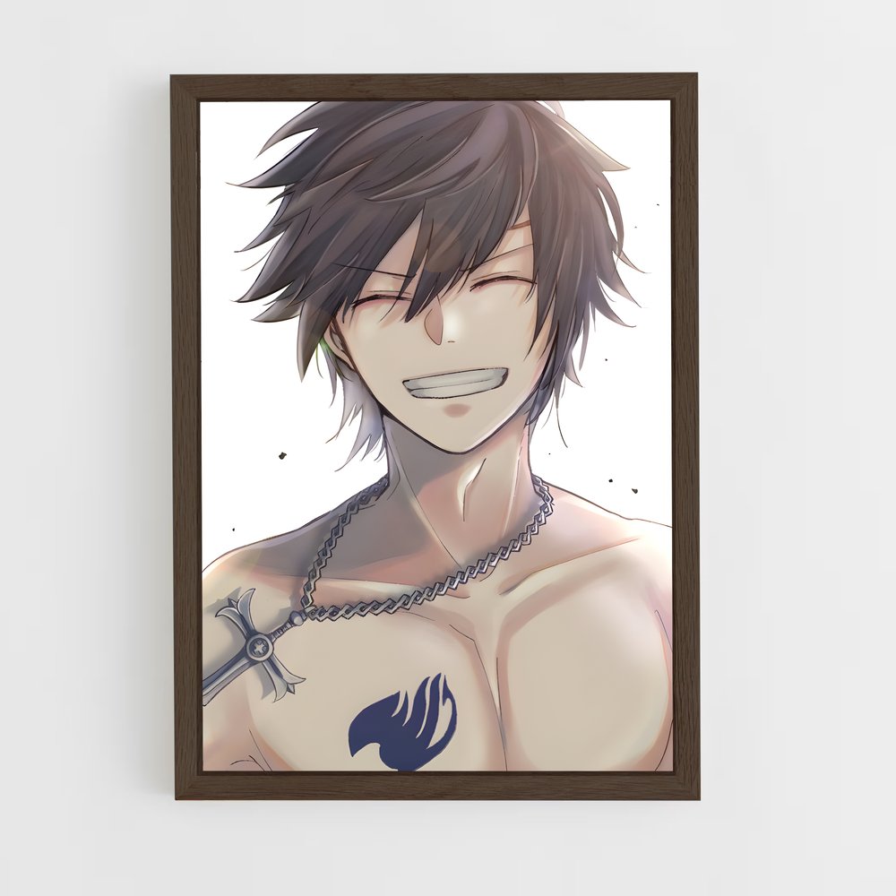 ap-gray fullbuster-1 cadre Bois foncé