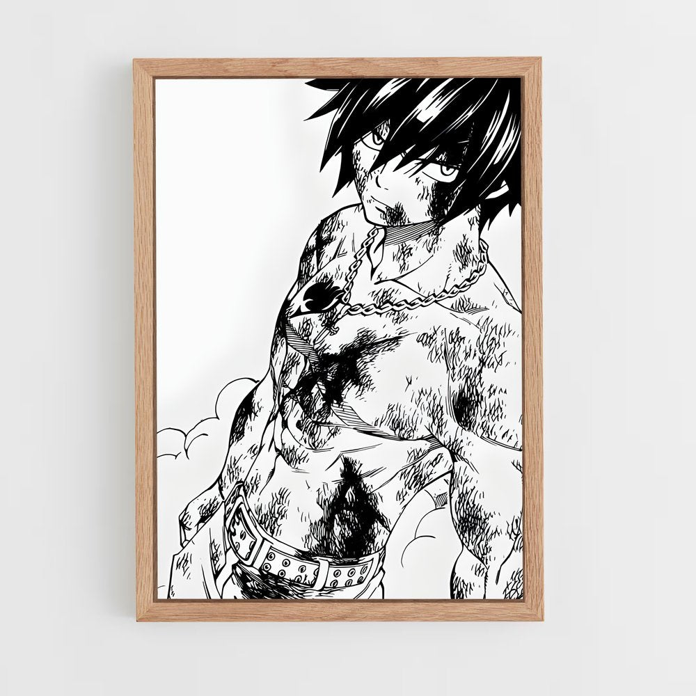 ap-gray fullbuster-5 cadre Bois clair