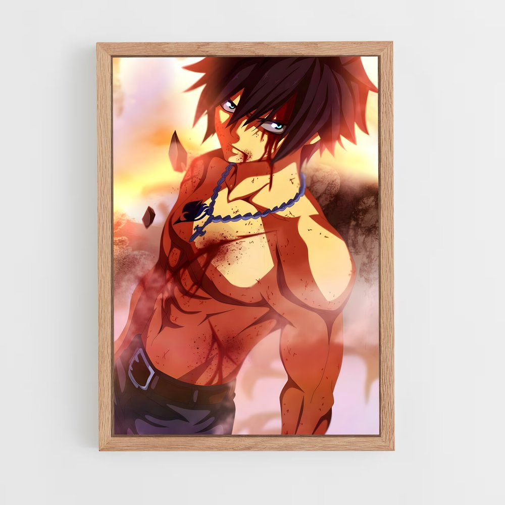 ap-gray fullbuster-9 cadre Bois clair