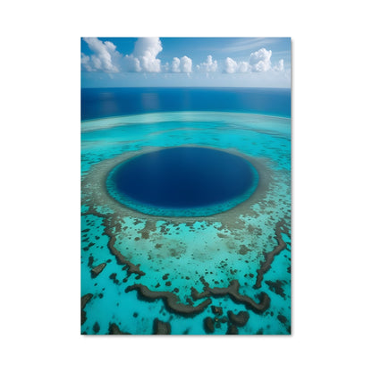 Poster Le Trou Bleu Mystérieux
