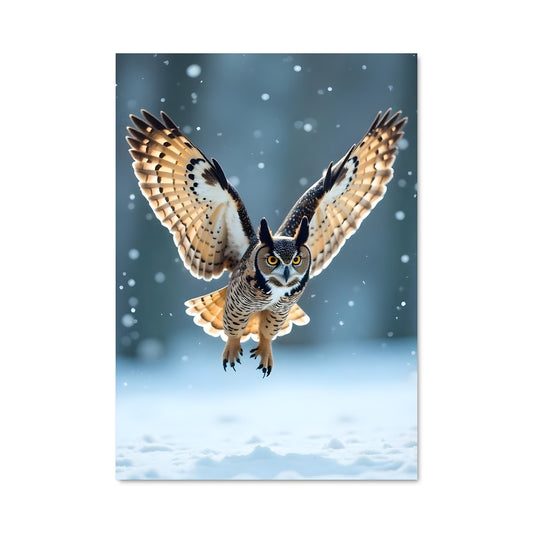 Poster Great horned owl 83652