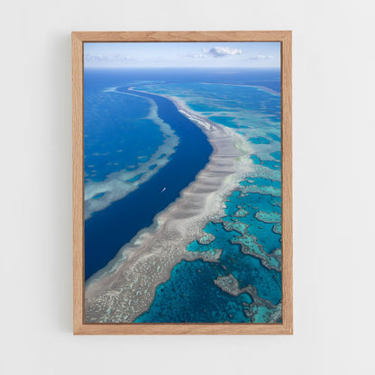 ap-great barrier reef-25 cadre Bois clair