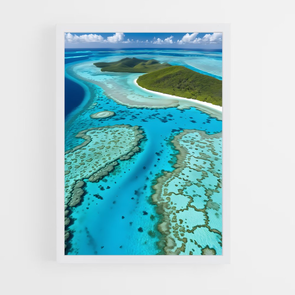 ap-great barrier reef-5 cadre Blanc