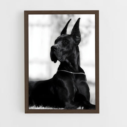 ap-great dane-4 cadre Bois foncé