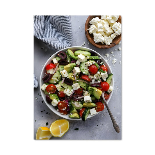 Poster Greek salad 25829
