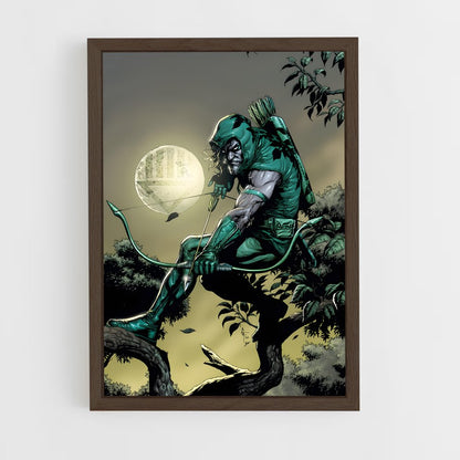 ap-green arrow-3 cadre Bois foncé