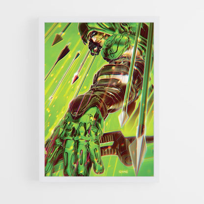 ap-green arrow-6 cadre Blanc