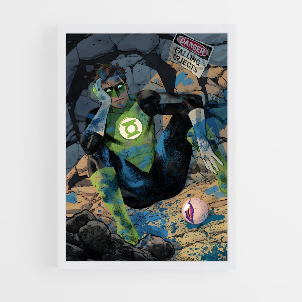 ap-green lantern-13 cadre Blanc
