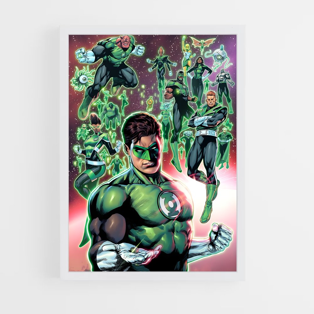 ap-green lantern-2 cadre Blanc