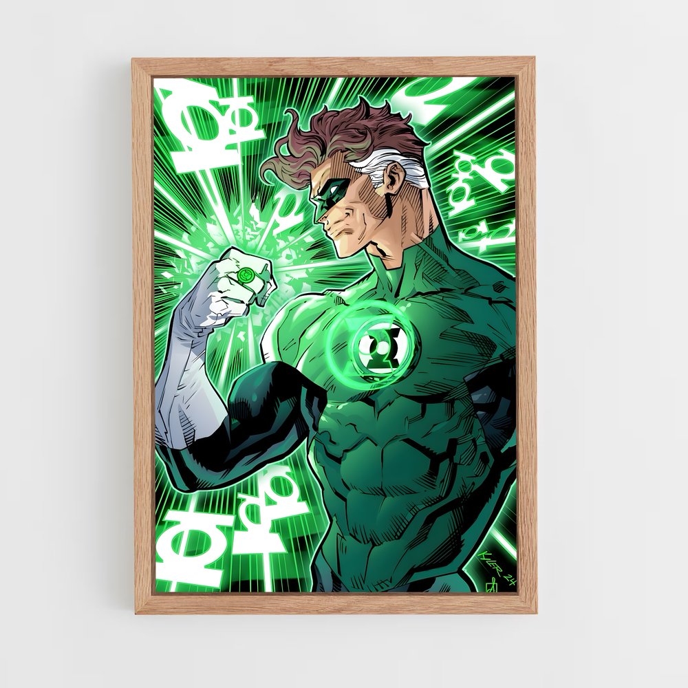 ap-green lantern-3 cadre Bois clair