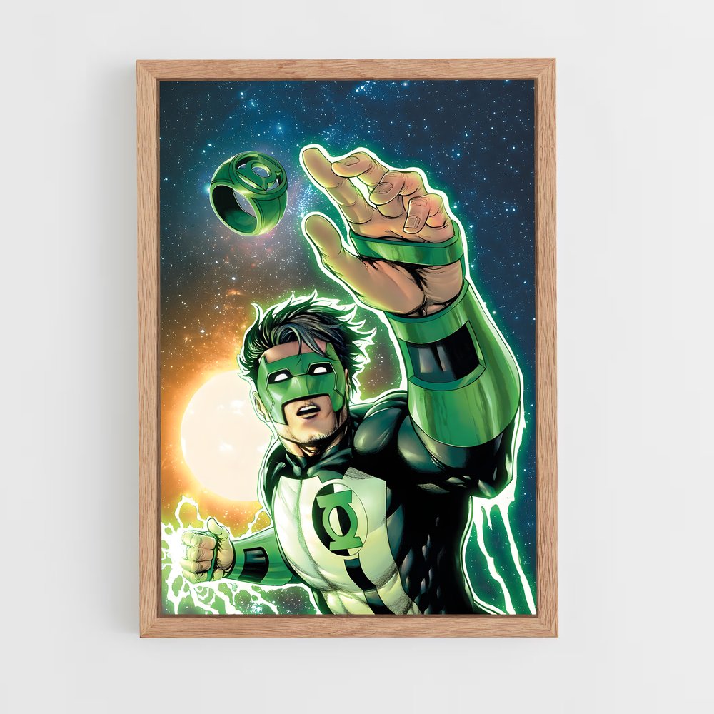 ap-green lantern-4 cadre Bois clair