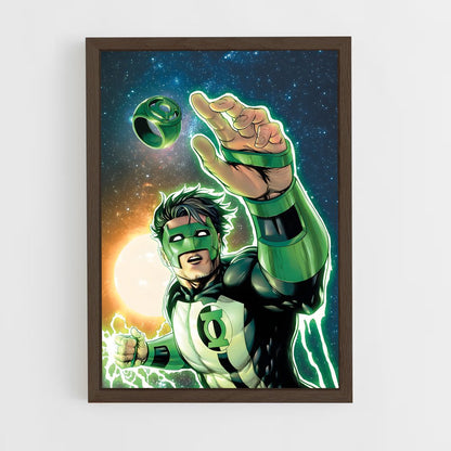 ap-green lantern-4 cadre Bois foncé