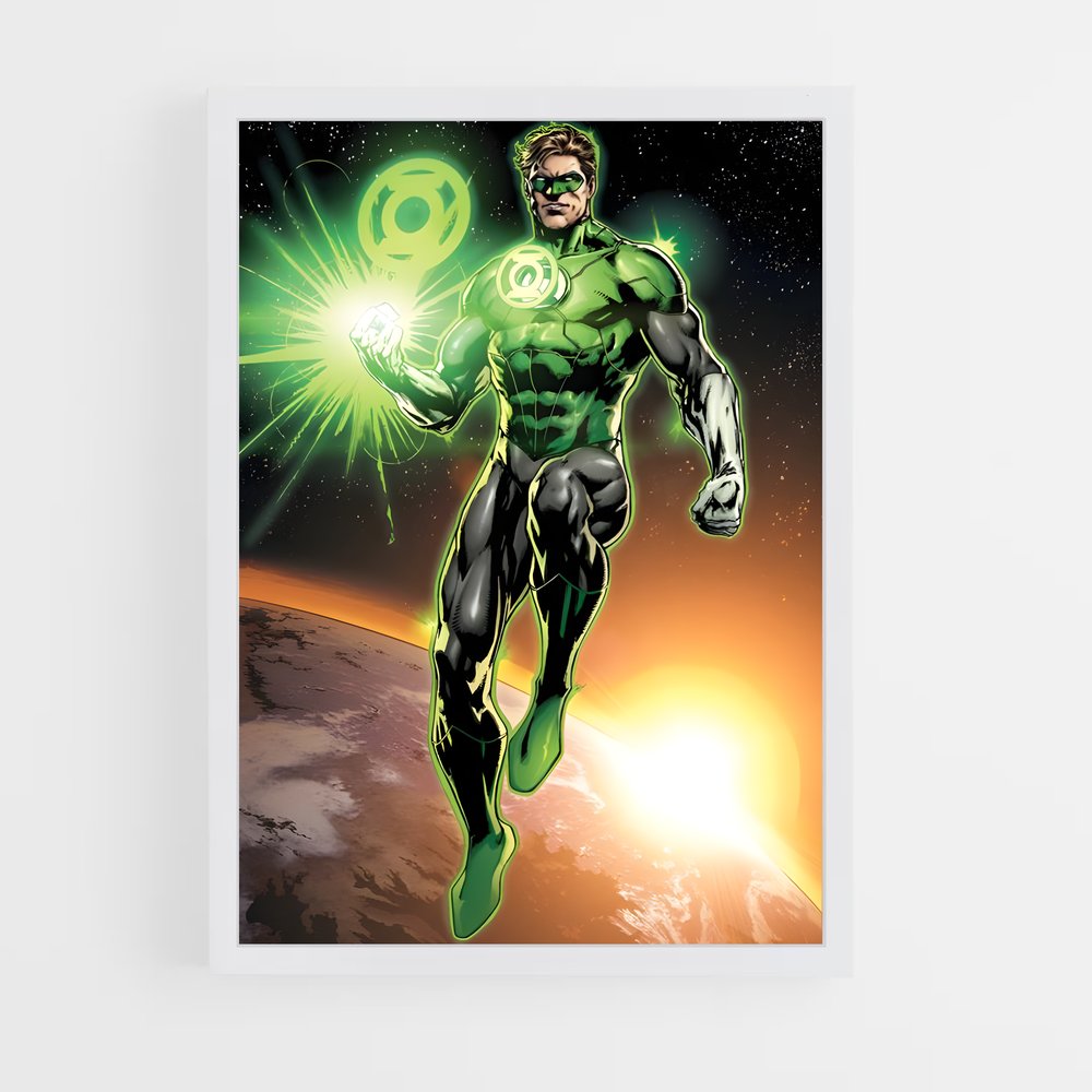 ap-green lantern-5 cadre Blanc