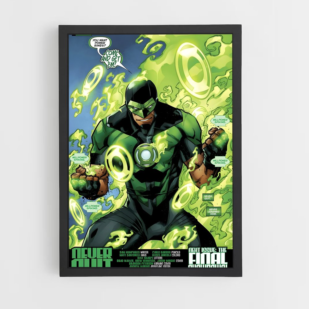 ap-green lantern-6 cadre Noir