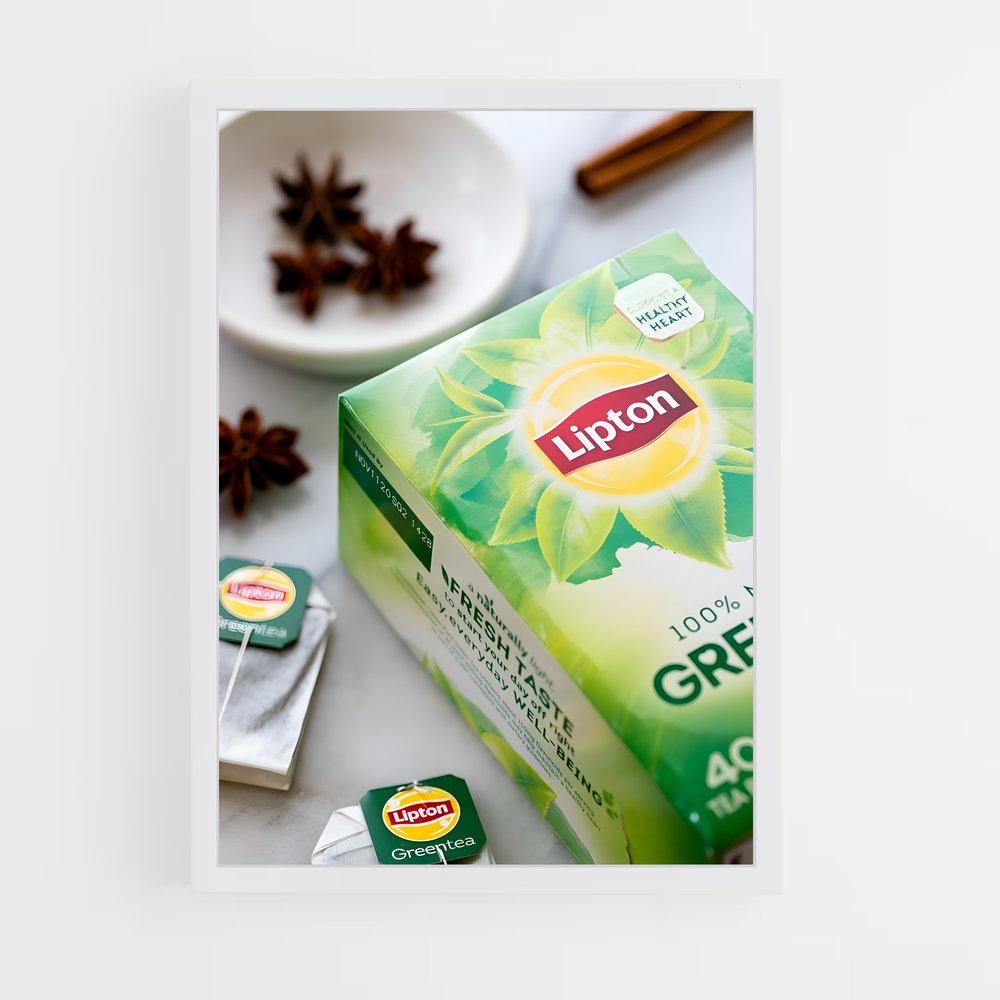 ap-green tea-7 cadre Blanc