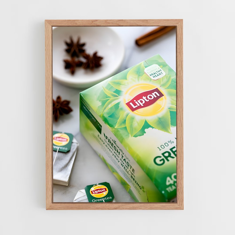 ap-green tea-7 cadre Bois clair
