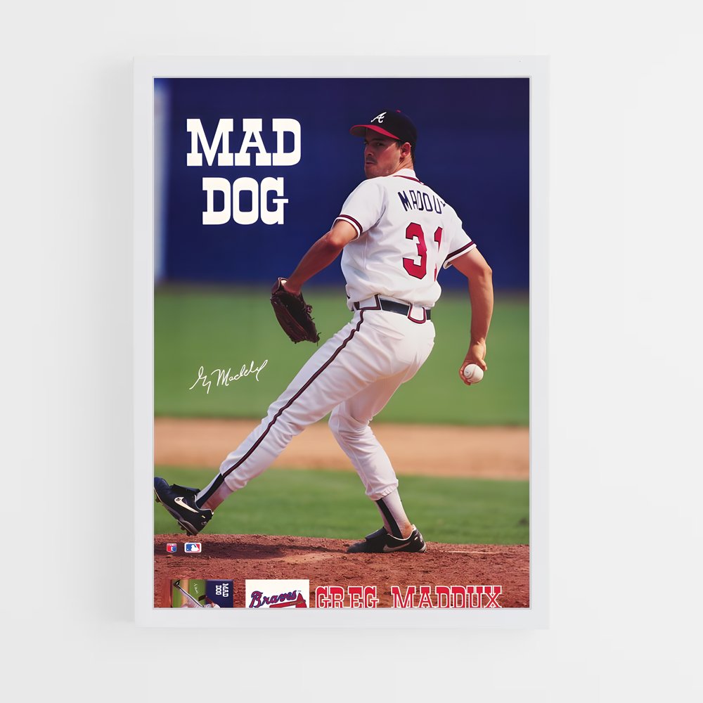 ap-greg maddux-1 cadre Blanc