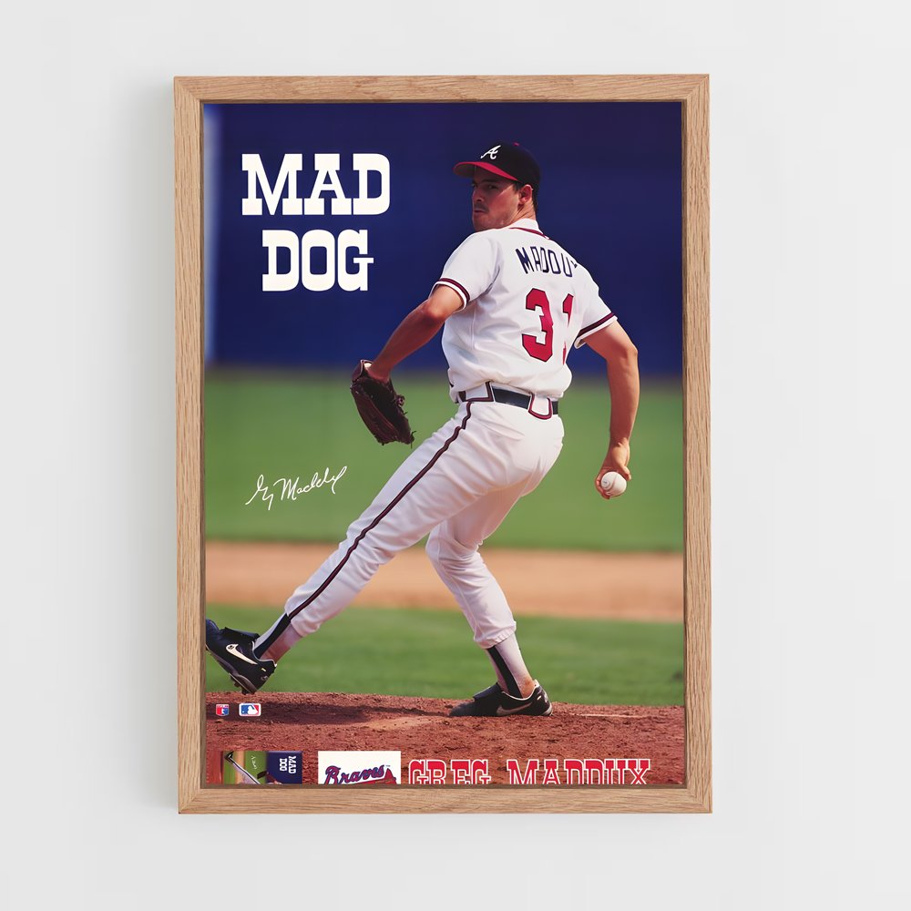 ap-greg maddux-1 cadre Bois clair