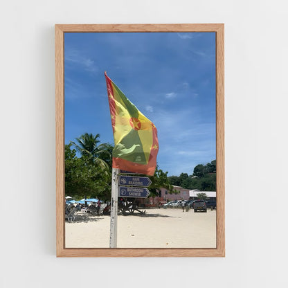 ap-grenada flag-1 cadre Bois clair