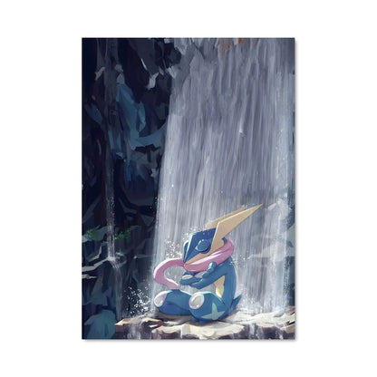 Poster Greninja Splash