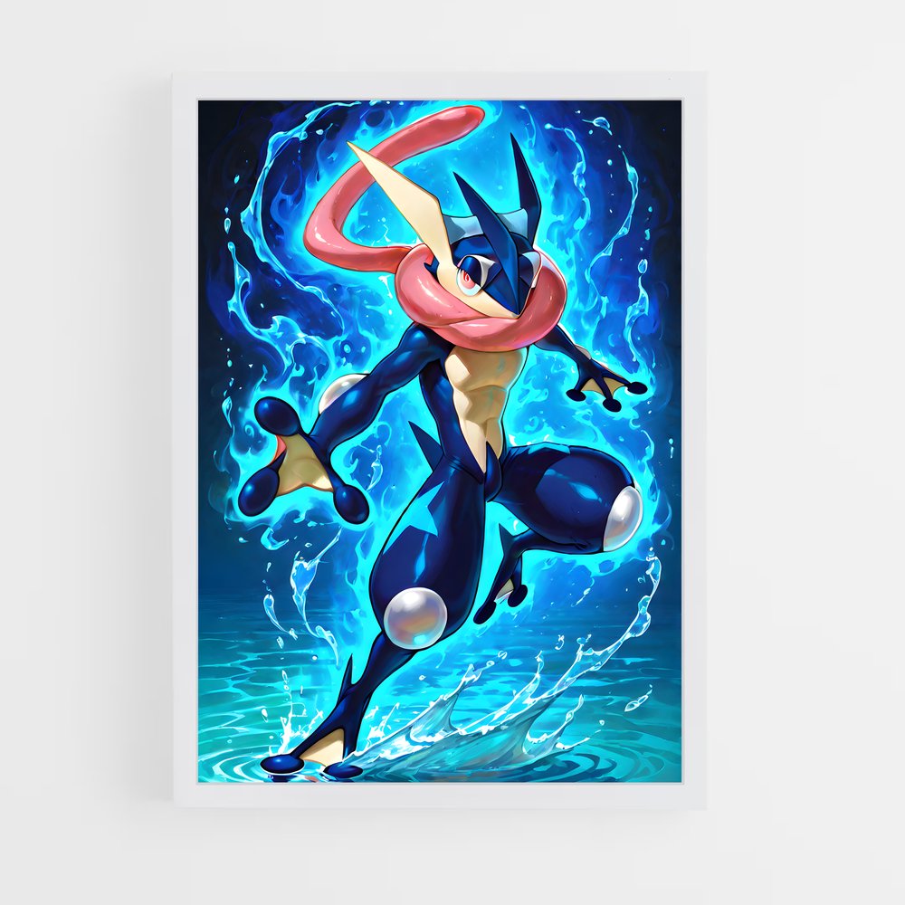 ap-greninja-3 cadre Blanc