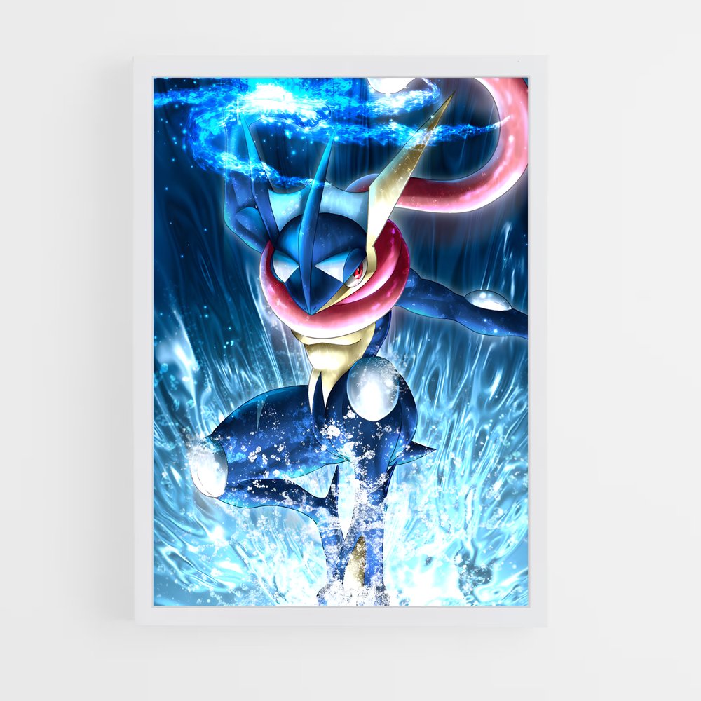 ap-greninja-4 cadre Blanc