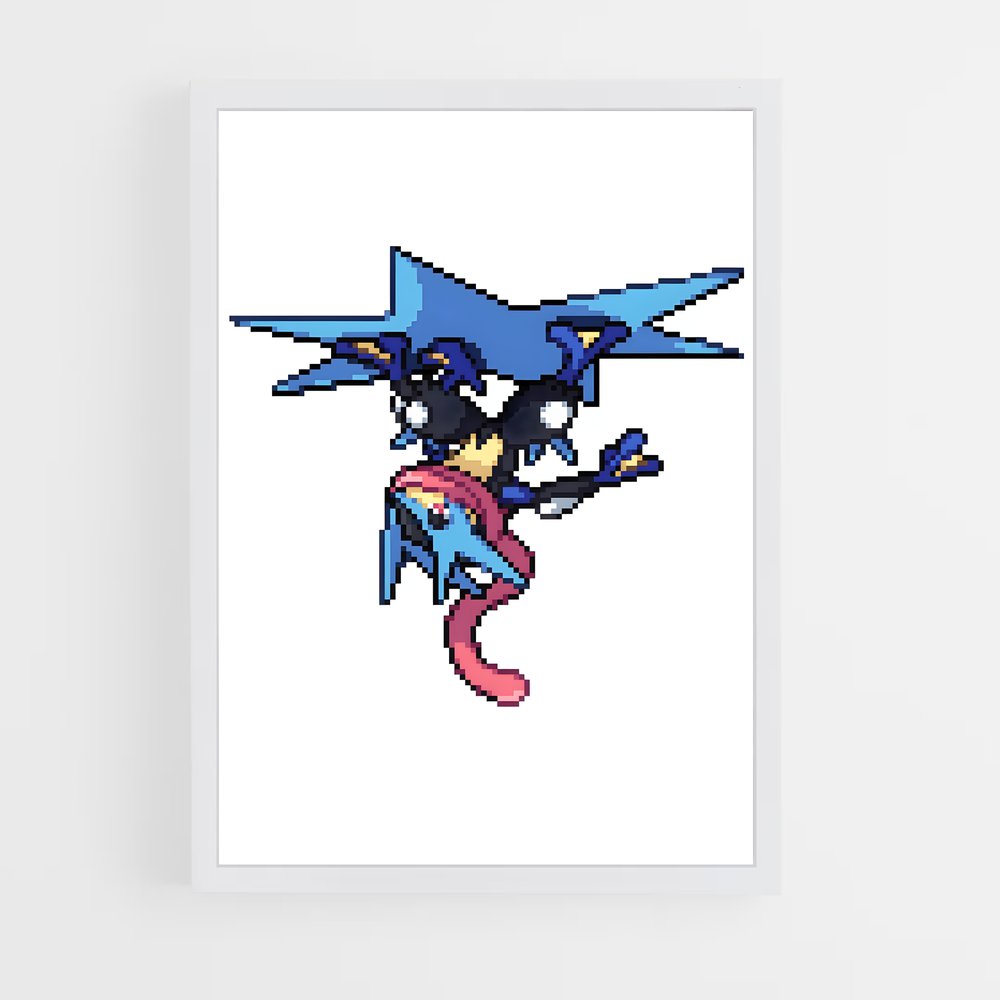 ap-greninja-6 cadre Blanc