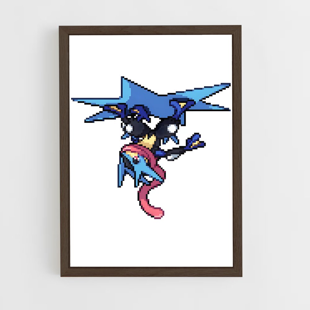 ap-greninja-6 cadre Bois foncé