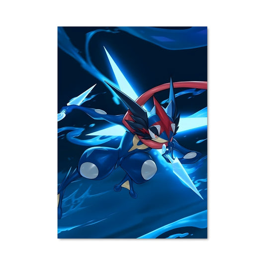 Poster Greninja en Action