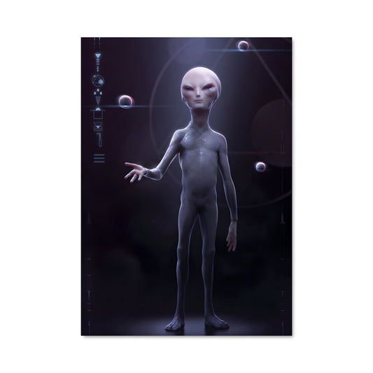 Poster Lumière Extraterrestre