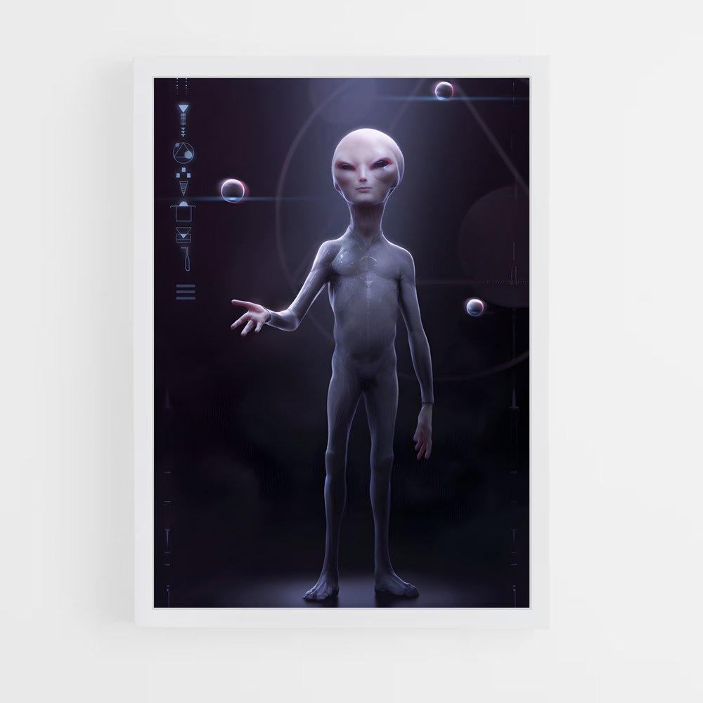 ap-grey alien-8 cadre Blanc