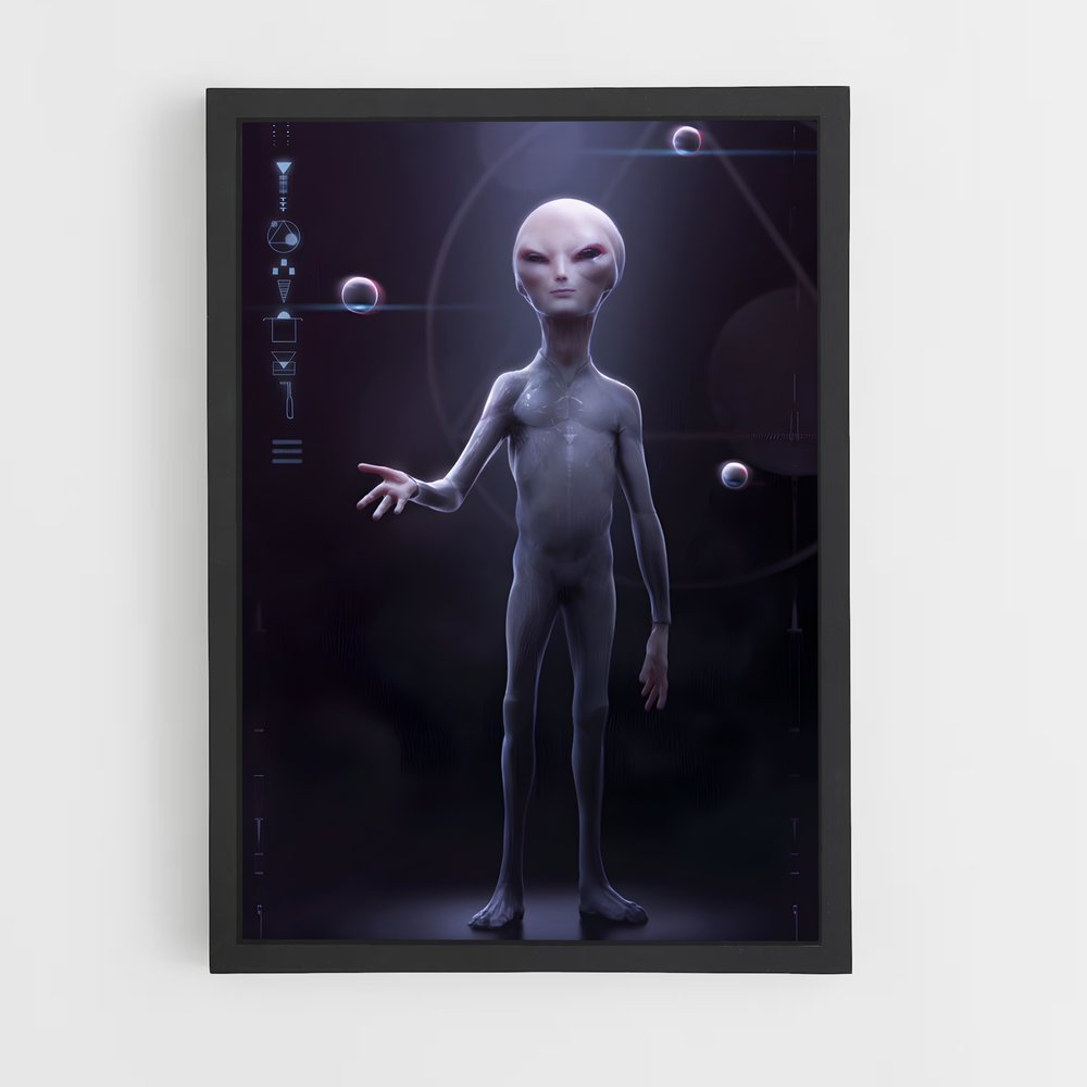 ap-grey alien-8 cadre Noir