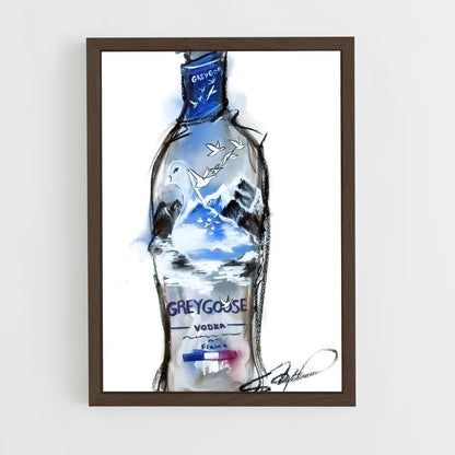 ap-grey goose-7 cadre Bois foncé