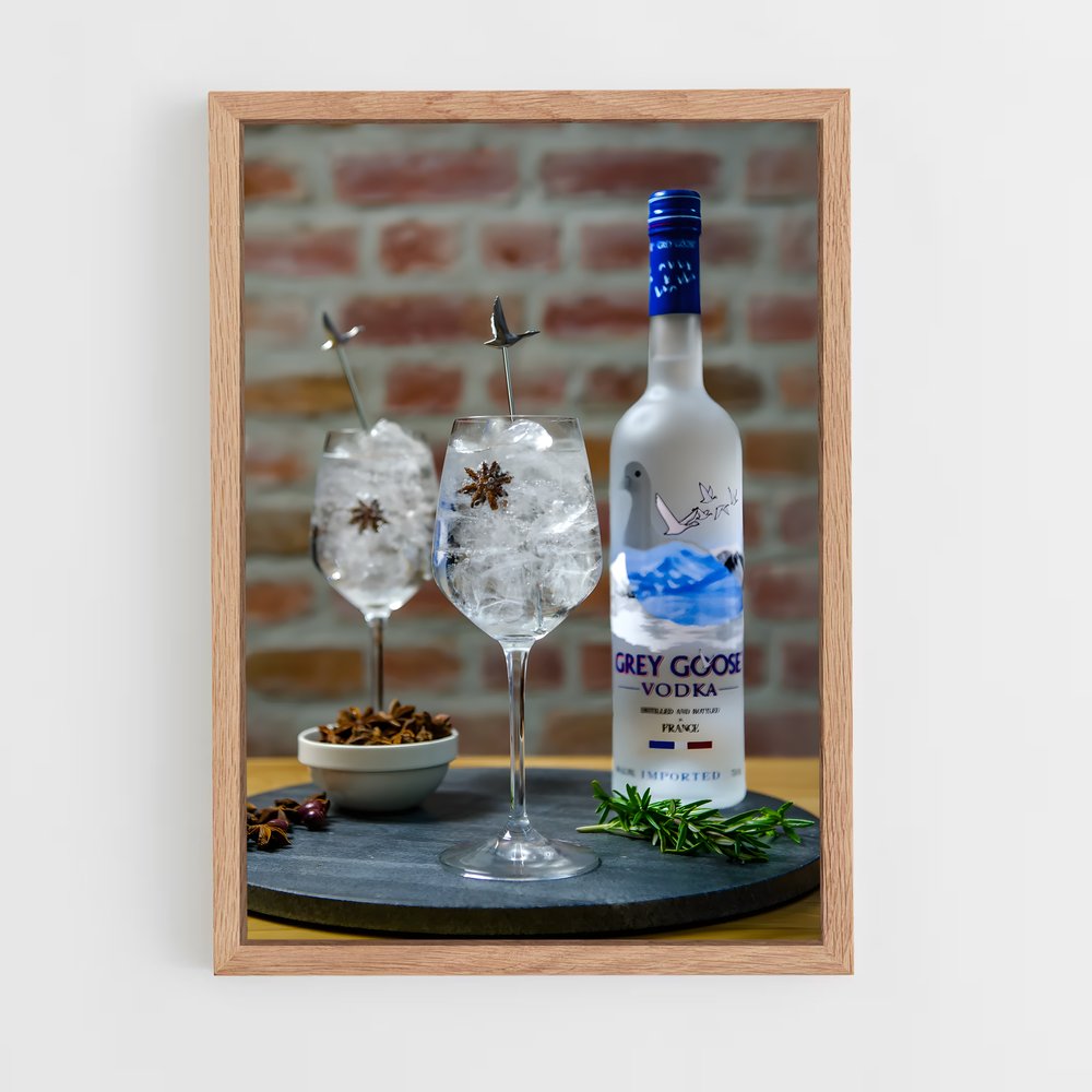 ap-grey goose-8 cadre Bois clair