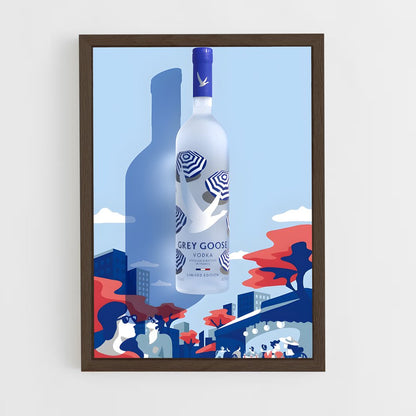 ap-grey goose-9 cadre Bois foncé