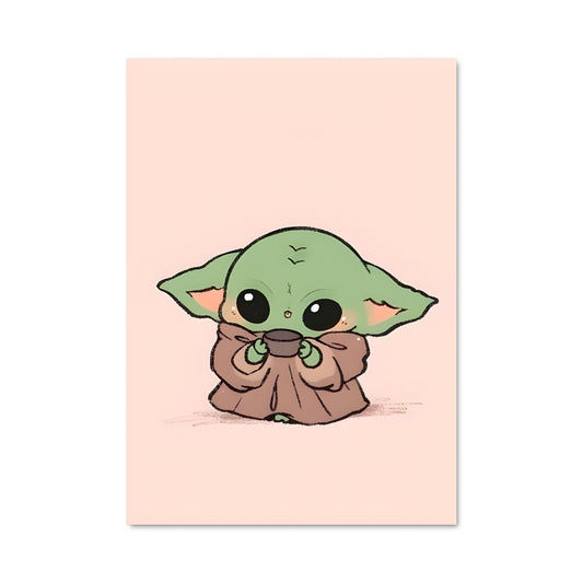 Poster Baby Yoda Vibes