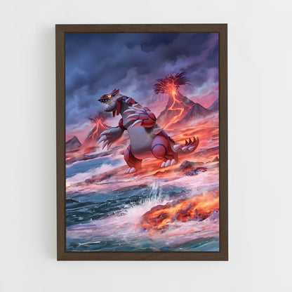 ap-groudon-1 cadre Bois foncé